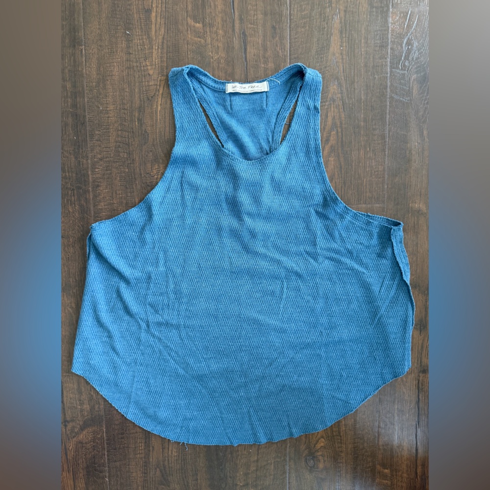 We The Free Teal Tank Top